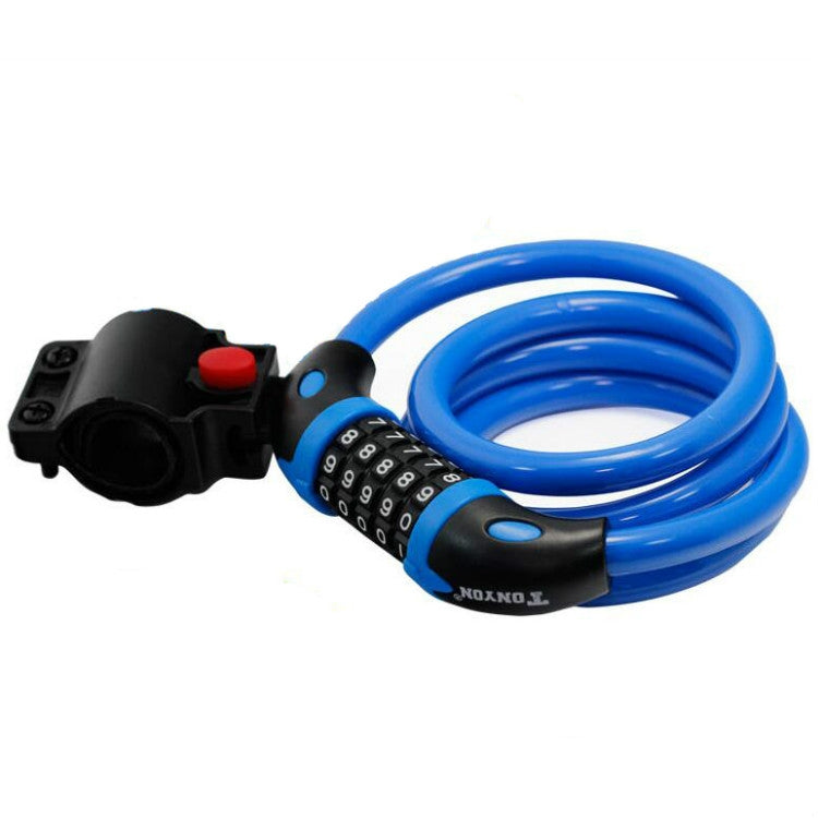 TONYON TY566 Bicycle Lock Five-digit Code Lock Mountain Bike Bar Wire Lock Single Rim Lock, TONYON TY566 Blue , TONYON TY566 Green , TONYON TY566Orange , TONYON TY566 Black
