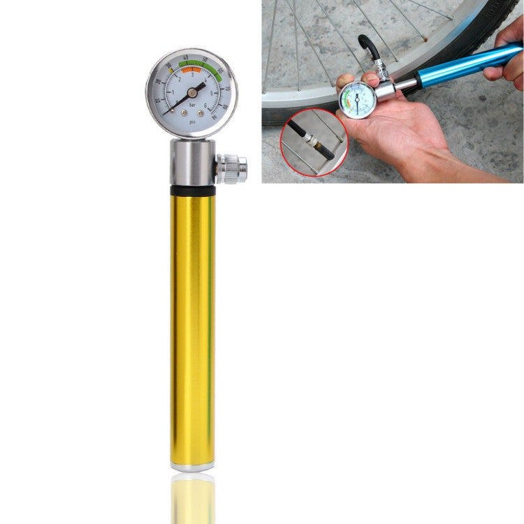 Bicycle Manual Mini Air Pump Bicycle Universal Air Pump Bicycle Outdoor Riding Portable Air Pump, Portable Air Pump Yellow , Portable Air Pump Red , Portable Air Pump Black , Portable Air Pump Silver , Portable Air Pump Blue