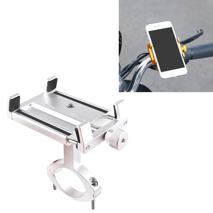 2pcs Aluminum Alloy Bicycle Mobile Phone Holder Motorcycle Mobile Phone Navigation Bracket Electric Motorcycle Hand Rack