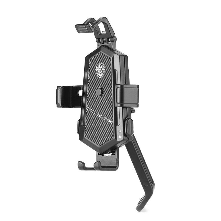 Bicycle Mobile Phone Holder Can Rotate And Adjust Fixed Aluminum Alloy Bracket Automatic Grab Bracket, Handlebar Installation, Rearview Mirror Installation - WAYBIKER