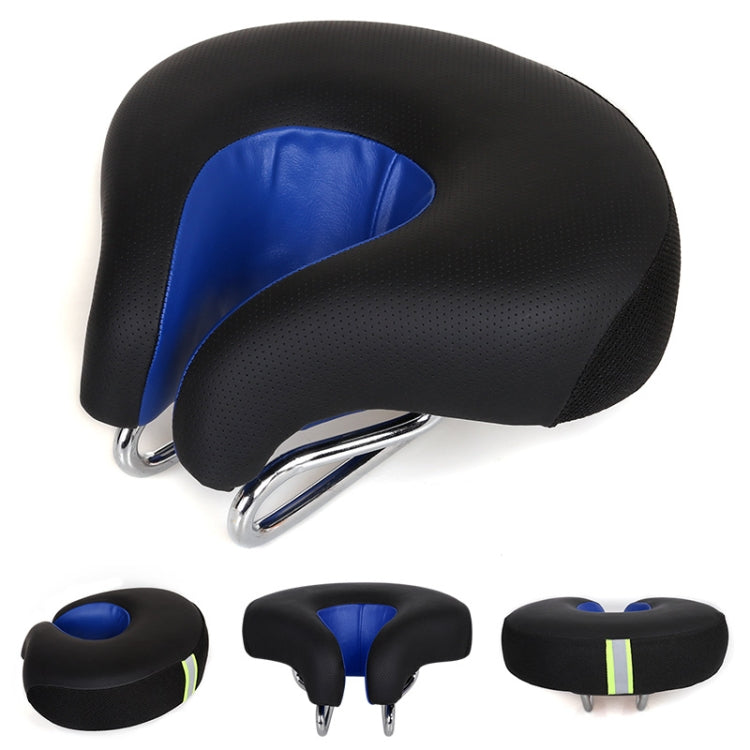 Noseless Bicycle Saddle Mountain Bike Thickened Soft Cushion, Yellow, Red, Green, Blue, Black