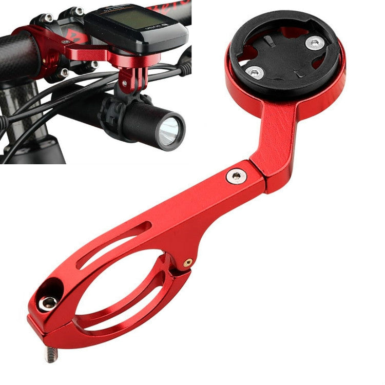 Bicycle Mountain Bike Aluminum Alloy Code Table Stand Universal Code Table Extension Flashlight Bracket, Red, Black, Gray
