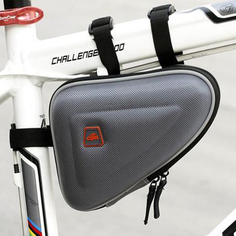 CBR  EVA Hard Shell Bag Mountain Bike Bicycle Triangle Bag Saddle Bag, Red, Black, Gray - WAYBIKER