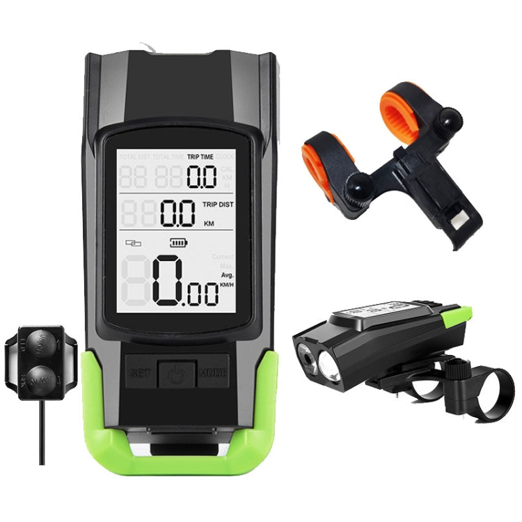 3 In 1 Wireless Bicycle Code Meter Lamp Strong Light Front Light, Red, Green, Blue, Black, Upgrade Floating (Red), Upgrade Floating (Green), Upgrade Floating (Blue), Upgrade Floating (Black), Red Upgrade Floating + Tail Light                           ... - WAYBIKER