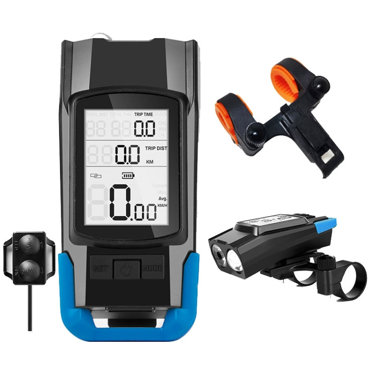 3 In 1 Wireless Bicycle Code Meter Lamp Strong Light Front Light, Red, Green, Blue, Black, Upgrade Floating (Red), Upgrade Floating (Green), Upgrade Floating (Blue), Upgrade Floating (Black), Red Upgrade Floating + Tail Light                           ... - WAYBIKER