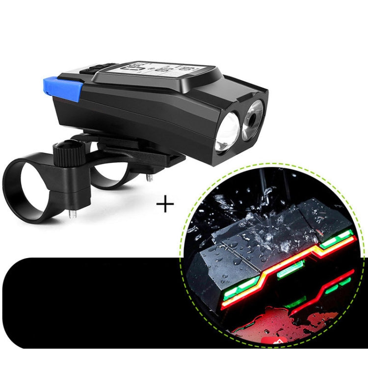 3 In 1 Wireless Bicycle Code Meter Lamp Strong Light Front Light, Red, Green, Blue, Black, Upgrade Floating (Red), Upgrade Floating (Green), Upgrade Floating (Blue), Upgrade Floating (Black), Red Upgrade Floating + Tail Light                           ... - WAYBIKER