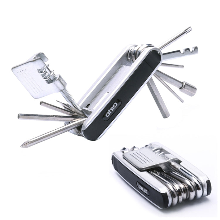GIYO 13 In 1 Bicycle Repair Combination Tool Multifunctional Mountain Bike Bicycle Repair Tool, GIYO 13 In 1