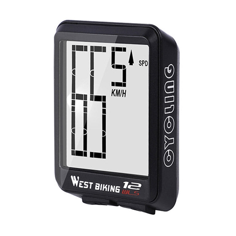 WEST BIKING Mountain Road Bike Wireless Big Character Table Big Screen Waterproof Night Light Speed Speedometer, Night Light Speed Speedometer(Green), Night Light Speed Speedometer(Black), Night Light Speed Speedometer(Red)                             ... - WAYBIKER