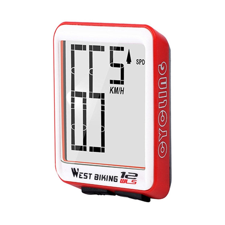 WEST BIKING Mountain Road Bike Wireless Big Character Table Big Screen Waterproof Night Light Speed Speedometer, Night Light Speed Speedometer(Green), Night Light Speed Speedometer(Black), Night Light Speed Speedometer(Red)                             ... - WAYBIKER