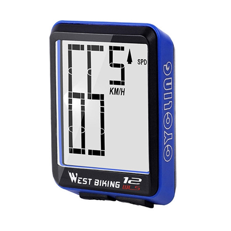 WEST BIKING Mountain Road Bike Wireless Big Character Table Big Screen Waterproof Night Light Speed Speedometer, Night Light Speed Speedometer(Green), Night Light Speed Speedometer(Black), Night Light Speed Speedometer(Red)                             ... - WAYBIKER