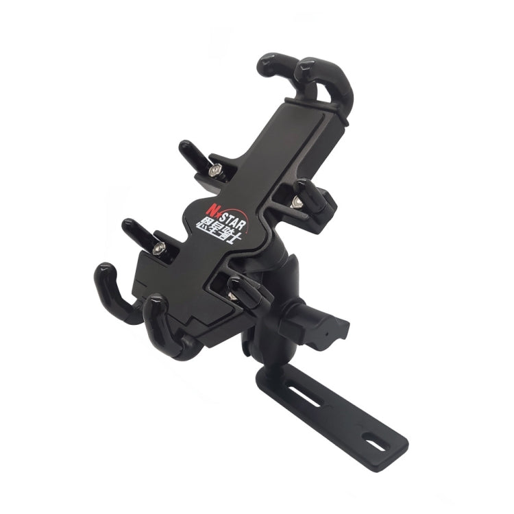 N-STAR NJN001 Motorcycle Bicycle Compatible Mobile Phone Bracket Aluminum Accessories Riding Equipment, Aluminum (With T Head), Aluminum (With Crooked Ball Head), Aluminum (With Pump Cover), Aluminum (With Expansion Head ), Aluminum (With M10 Ball)    ... - WAYBIKER