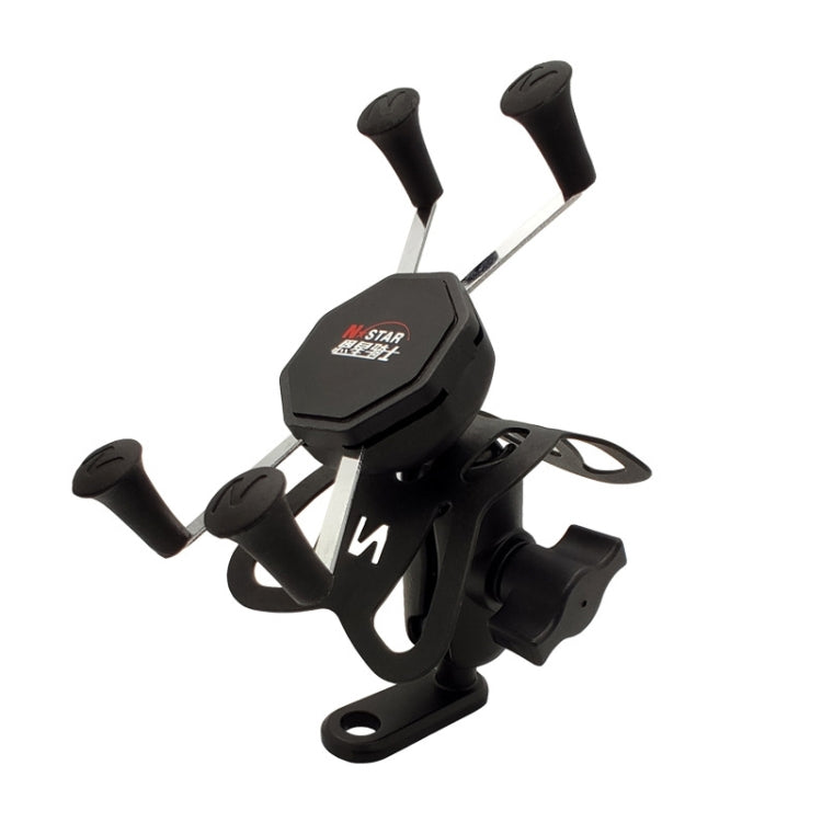 N-STAR N002 Motorcycle Bicycle Mobile Phone Bracket Riding Equipment, Large T Head, Small T Head, Large Tilted Head, Small Tilted Head, Large L Head, Small L Head, Large Long Ball Head, Small Long Ball Head
