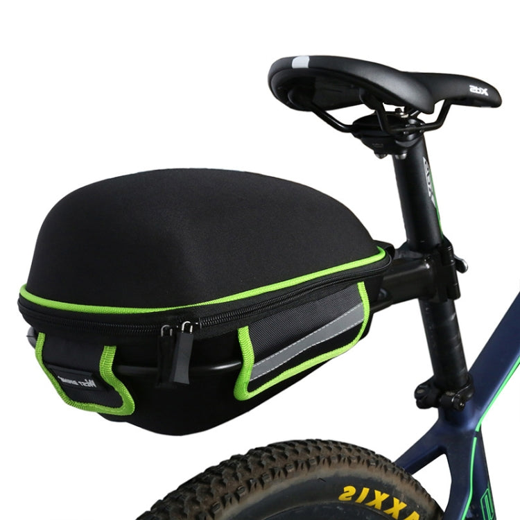 West Biking  Bicycle Shelf Mountain Road Bike Big Capacity Bag Riding Shelf Hard Shell Tail Bag  With Rain Cover, Red, Green, Blue, Orange - WAYBIKER