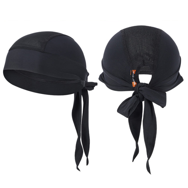 West Biking Summer Ice Silk Pirate Cap Riding Cap Men And Women  Outdoor Windproof Sunscreen Headgear, Windproof Sunscreen Headgear (Triangle Towel Black), Windproof Sunscreen Headgear (Triangle Towel Gray), Windproof Sunscreen Headgear (Tying Rope Bla... - WAYBIKER