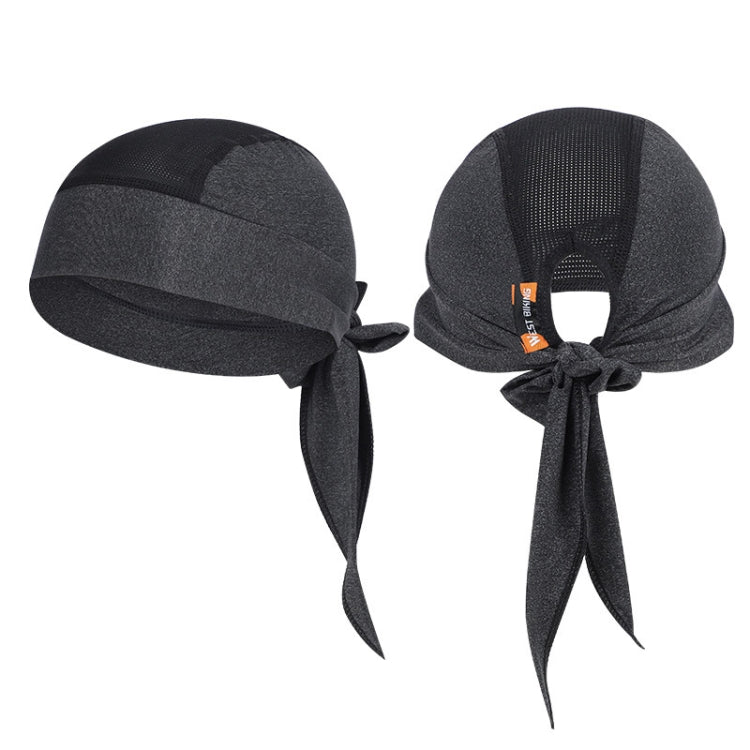 West Biking Summer Ice Silk Pirate Cap Riding Cap Men And Women  Outdoor Windproof Sunscreen Headgear, Windproof Sunscreen Headgear (Triangle Towel Black), Windproof Sunscreen Headgear (Triangle Towel Gray), Windproof Sunscreen Headgear (Tying Rope Bla... - WAYBIKER