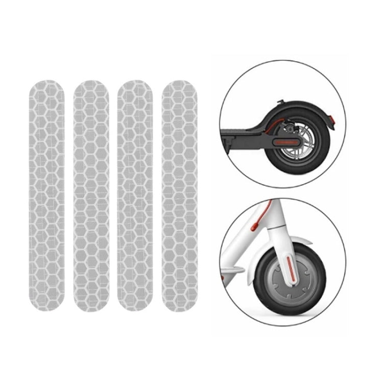 Scooter Stickers Reflective Cursor Scooter Mudguard Reflective Sticker For Ninebot ES2 (Yellow), For Ninebot Max G30 (White), For Ninebot Max G30 (Red)