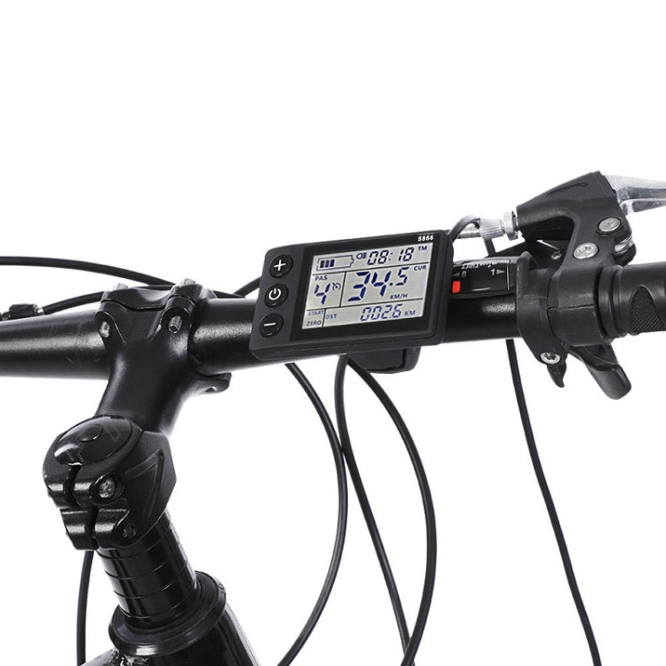 LCD Display Electric Bicycle Dashboard, B Type 36V / 48V, B Type 24V / 36V