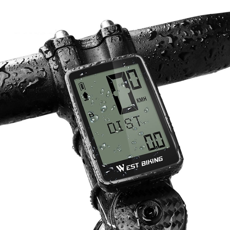 WEST BIKING Mountain Road Bike Five Language Code Table USB Riding Wireless Code Table Speedometer, YP0702075