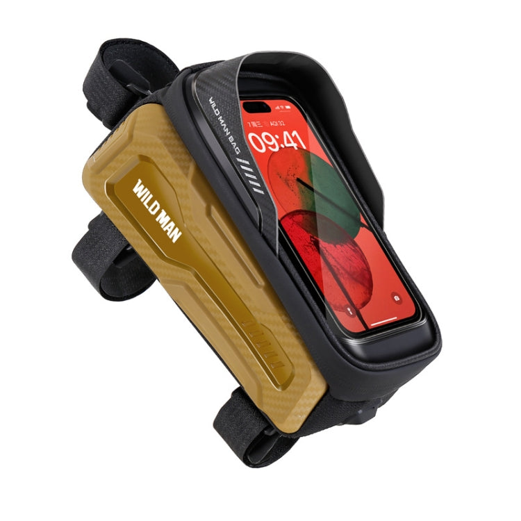 WILD MAN M20 Outdoor Cycling Bicycle Phone Touch Screen Waterproof Front Beam Bag, M20 Black , M20 Green , M20 Yellow , M20 Gray