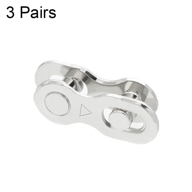 3 Pairs 6/7/8 Speed Silver ZH405 Mountain Road Bicycle Chain Magic Buckle Chain Quick Release Buckle, 3 Pairs 6/7/8 Speed Silver , 3 Pairs 9 Speed Silver , 3 Pairs 10 Speed Silver , 3 Pairs 11 Speed Silver , 3 Pairs 12 Speed Silver �������������...