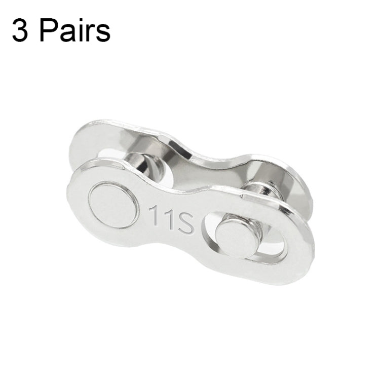 3 Pairs 6/7/8 Speed Silver ZH405 Mountain Road Bicycle Chain Magic Buckle Chain Quick Release Buckle, 3 Pairs 6/7/8 Speed Silver , 3 Pairs 9 Speed Silver , 3 Pairs 10 Speed Silver , 3 Pairs 11 Speed Silver , 3 Pairs 12 Speed Silver �������������...
