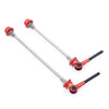EVERDAWN Mountain Highway Bike Titanium Alloy Axis Quick Removal Rod Front And Rear Rollers Open Flower Drum Fixed Axis Trolley, 424 Red, 424 Black, 424 Titanium Color, 424 Gold