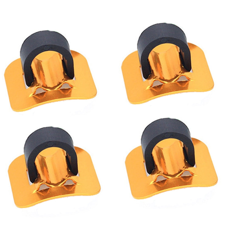 4 PCS Mountain Road Bicycle Hose Line Guide Adhesive Wire Seat Frame Cable Fixing C Buckle, Style:, Plastic Buckle, Aluminum Alloy Buckle