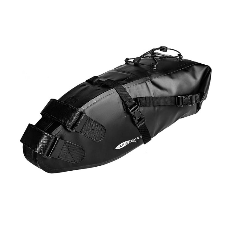 AFISHTOUR FB2040 13L Bicycle Big Tail Bag Big Large Capacity Long-Distance Cycling Saddle Bag, 13L