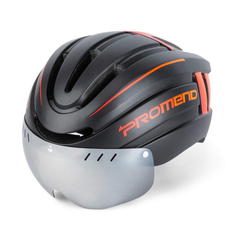 PROMEND TK-12H15 Mountain Bike USB Magnetic Goggles Helmet With Warning Light, PROMEND TK-12H15 Black Red , PROMEND TK-12H15 Titanium Gray