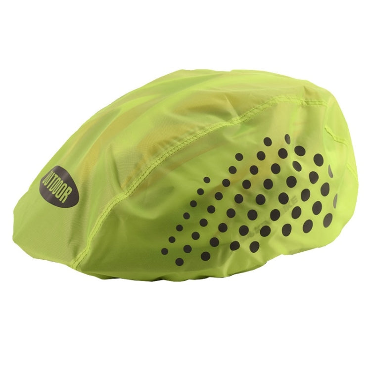 2 PCS Cycling Helmet Rain Cover Outdoor Reflective Safety Helmet Cover, Free Size - WAYBIKER