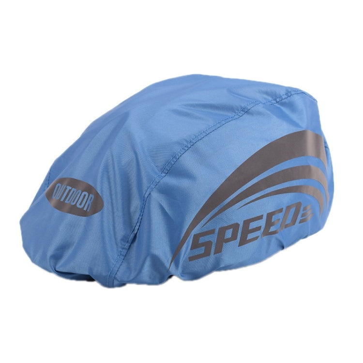 2 PCS Cycling Helmet Rain Cover Outdoor Reflective Safety Helmet Cover, Free Size - WAYBIKER