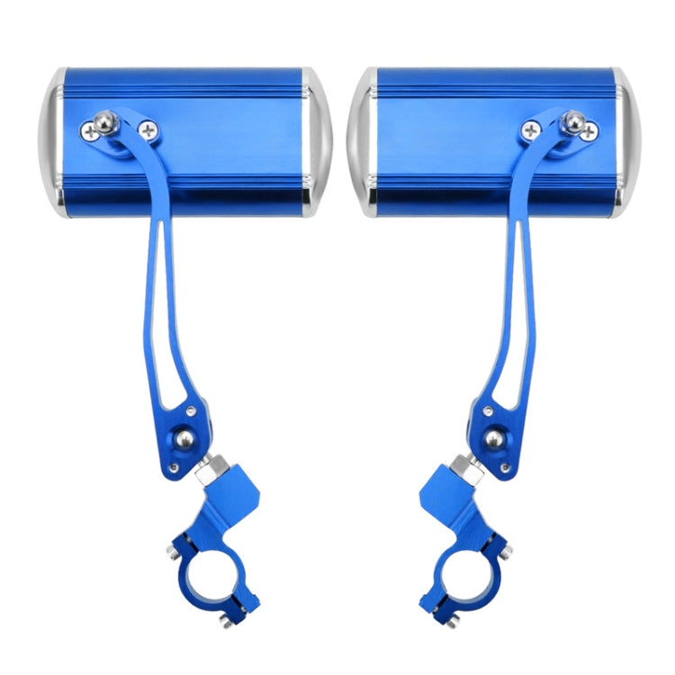 1 Pair BG-114 Electric Car Mirror Handlebar Safety Mirror Reversing Mirror Mountain Bike Rearview Mirror, Red, Blue, Black, Silver