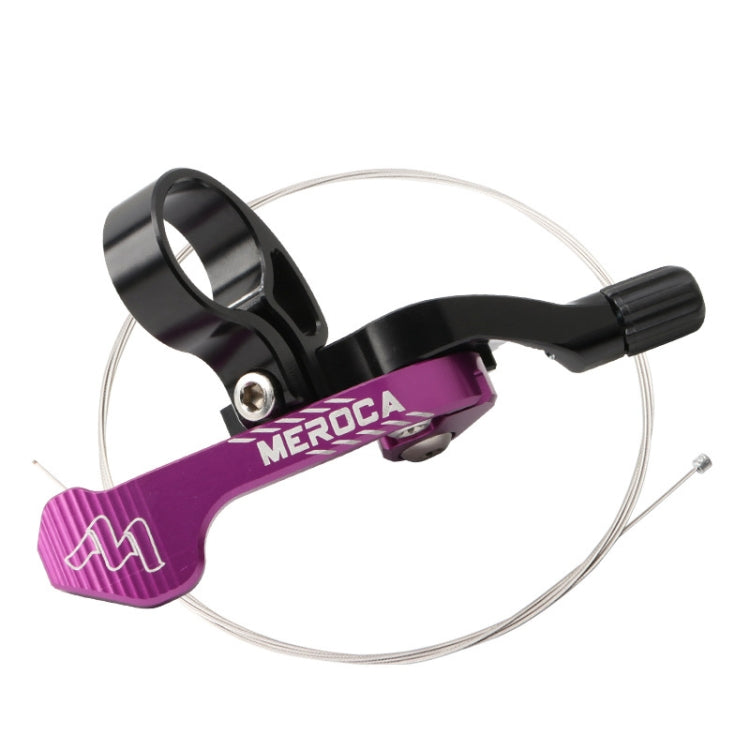 MEROCA Bicycle Telescoping Pipeline Controller Lifting Sitting Pipeline Control Switch, Black, Black Red, Black Green, Black Purple, Black Blue