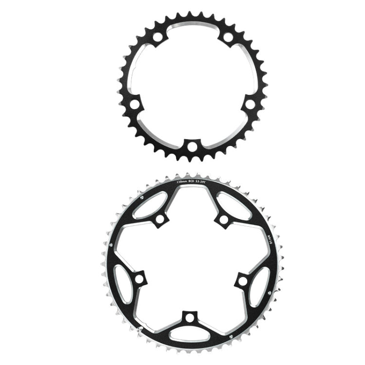 WEST BIKING 2-Piece 53t-39t Road Bike Aluminum Alloy Gear, WEST BIKING 53t-39t, WEST BIKING 2-Piece