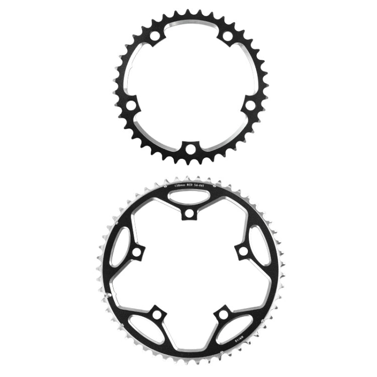 WEST BIKING YP0719273 Road Bike 56T-44T Double-Disc Aluminum Alloy Gears, WEST BIKING YP0719273
