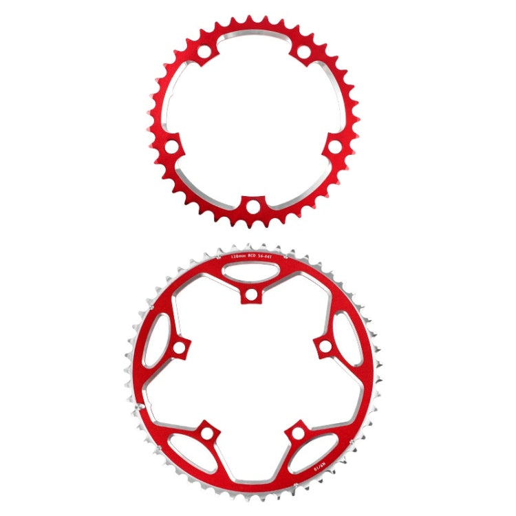 WEST BIKING YP0719273 Road Bike 56T-44T Double-Disc Aluminum Alloy Gears, WEST BIKING YP0719273
