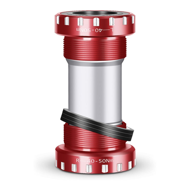 WEST BIKING Mountain Road Bike Screw-In Bearing Bottom Axle, Black, Silver, Red, Gold, Green, Purple