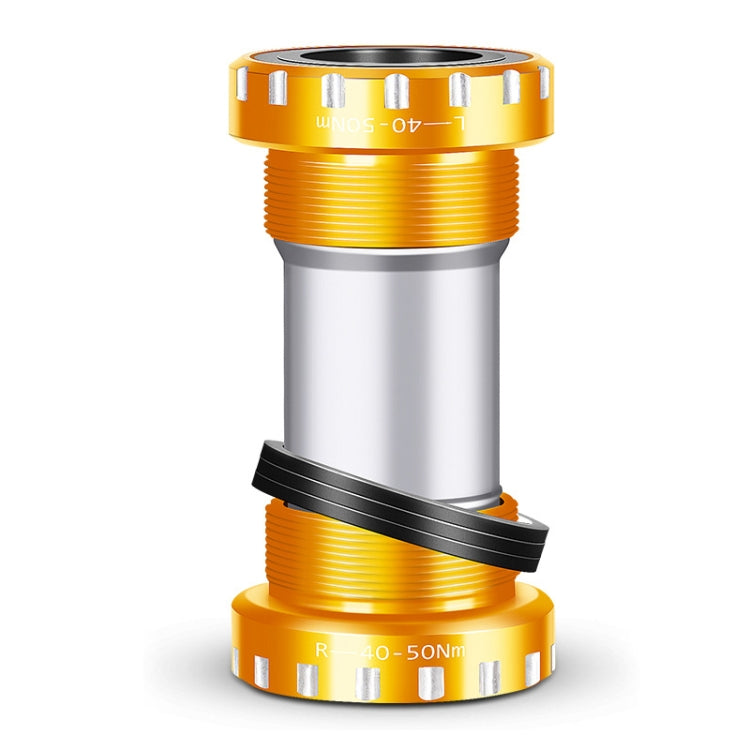 WEST BIKING Mountain Road Bike Screw-In Bearing Bottom Axle, Black, Silver, Red, Gold, Green, Purple