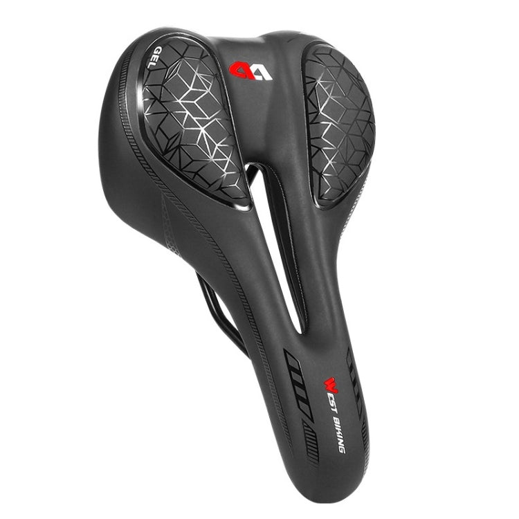 WEST BIKING Bicycle Riding Comfortable Silicone Saddle, Style:, Geometric, Emergency Ribbon, Fish Scale, Rhombus Annual Wheel Sponge , Fish Scale Sponge