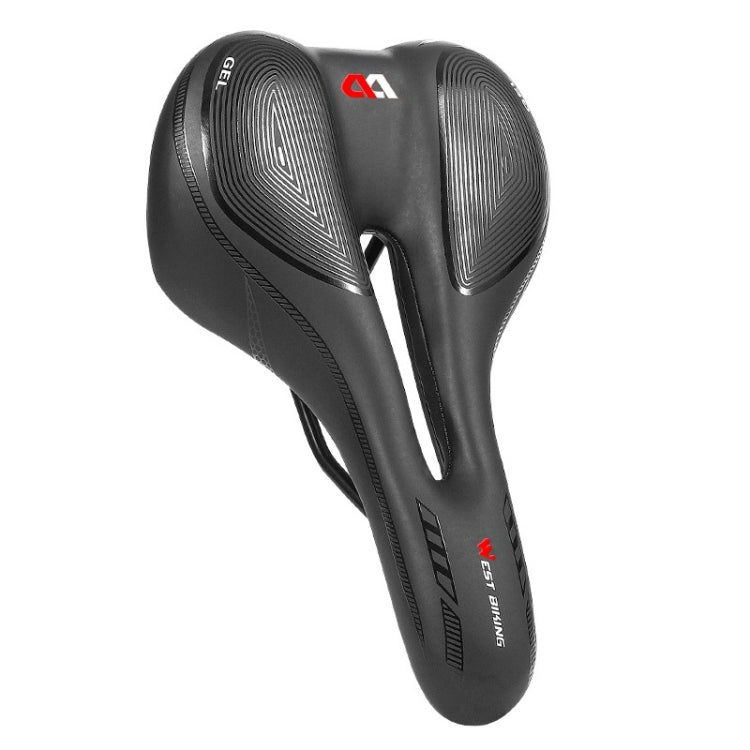 WEST BIKING Bicycle Riding Comfortable Silicone Saddle, Style:, Geometric, Emergency Ribbon, Fish Scale, Rhombus Annual Wheel Sponge , Fish Scale Sponge