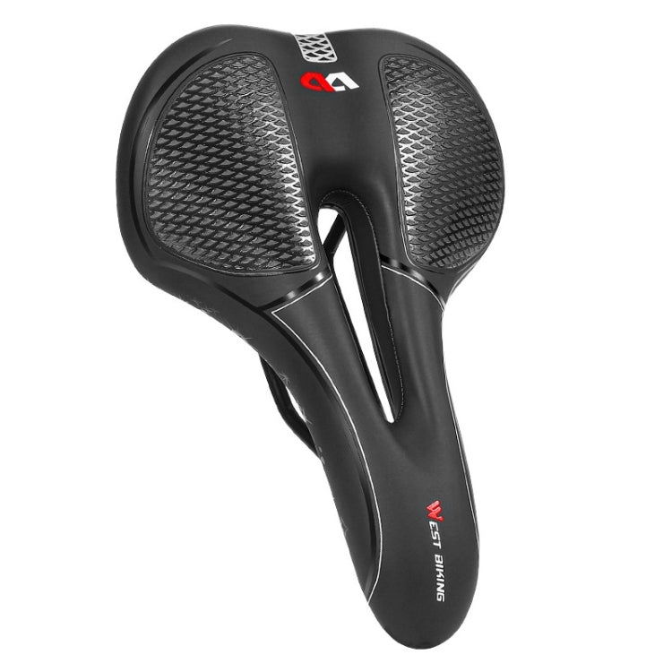 WEST BIKING Bicycle Riding Comfortable Silicone Saddle, Style:, Geometric, Emergency Ribbon, Fish Scale, Rhombus Annual Wheel Sponge , Fish Scale Sponge