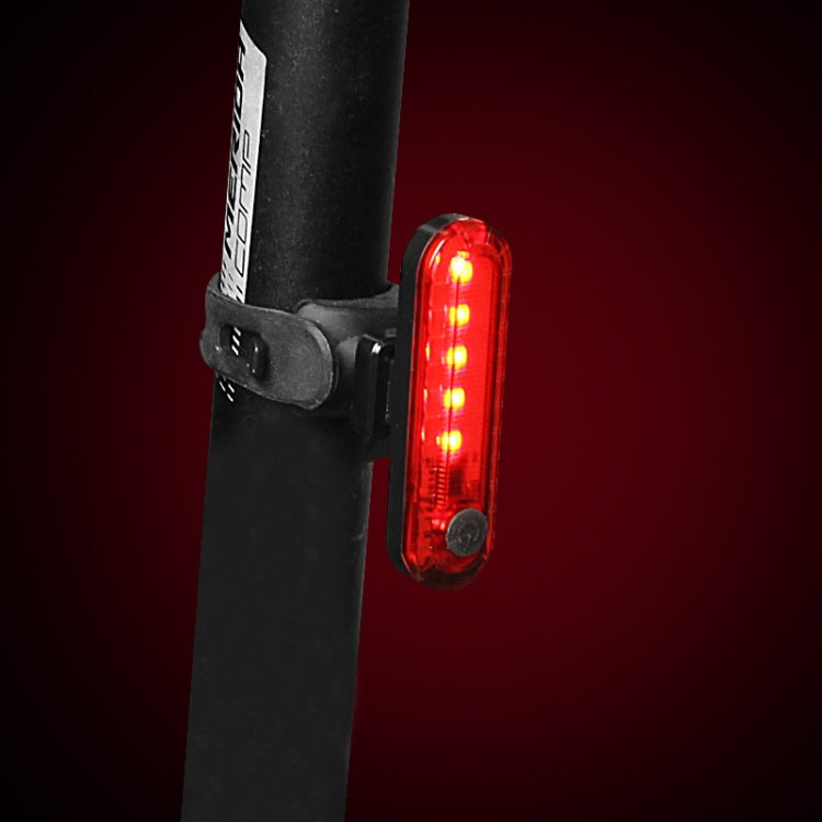 Bicycle Charging Waterproof Warning Light, Red, White - WAYBIKER