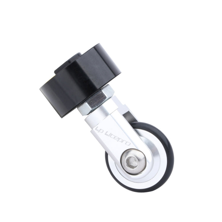 LP LitePro Folding Bike Seat Post Easy Wheel, Black, Red, Silver, Gold