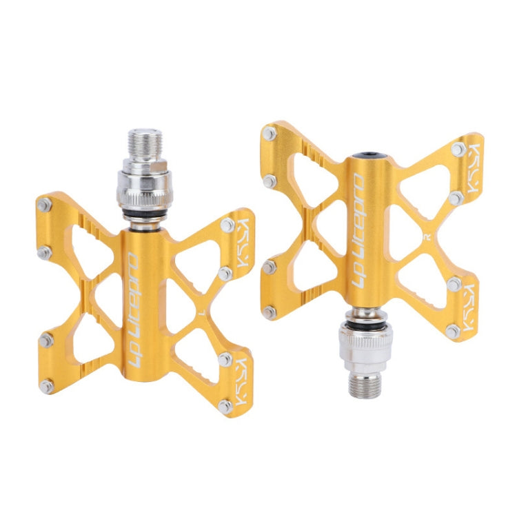 LP LitePro K5 Folding Bkie Aluminum Alloy Bearin Pedals, K5