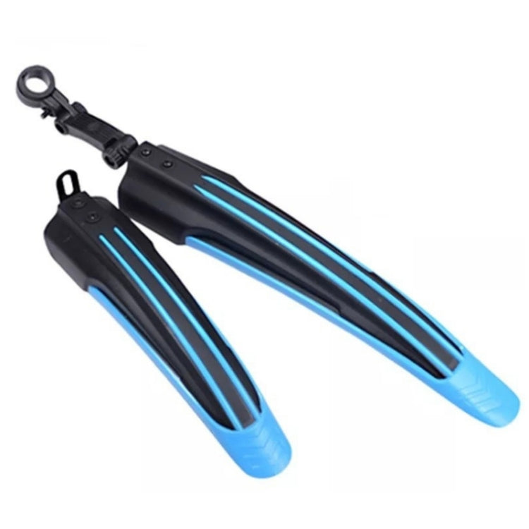 1 Set Dual Color Bicycle Mudguard Mountain Bike Fenders Set, Black Red, All Black, Dark Blue, Black Light Blue, Black Green, Black and White, Dark Grey, Black Yellow