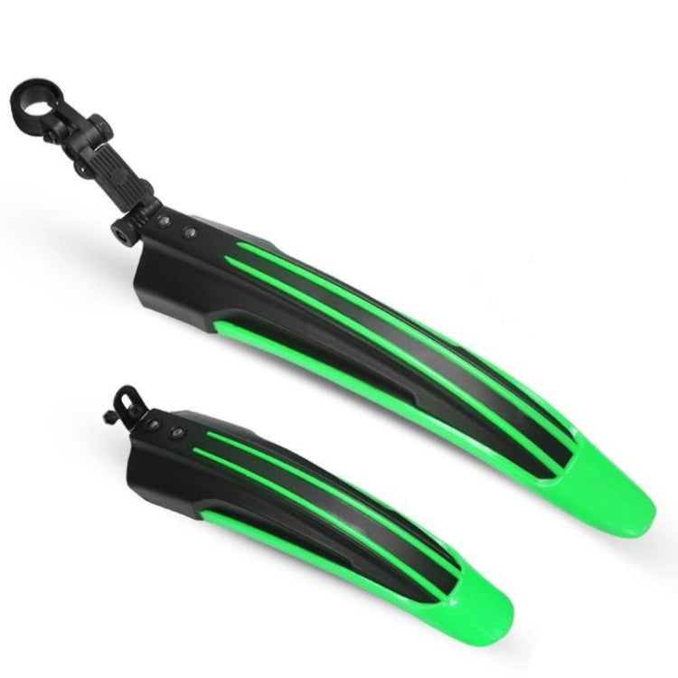 1 Set Dual Color Bicycle Mudguard Mountain Bike Fenders Set, Black Red, All Black, Dark Blue, Black Light Blue, Black Green, Black and White, Dark Grey, Black Yellow