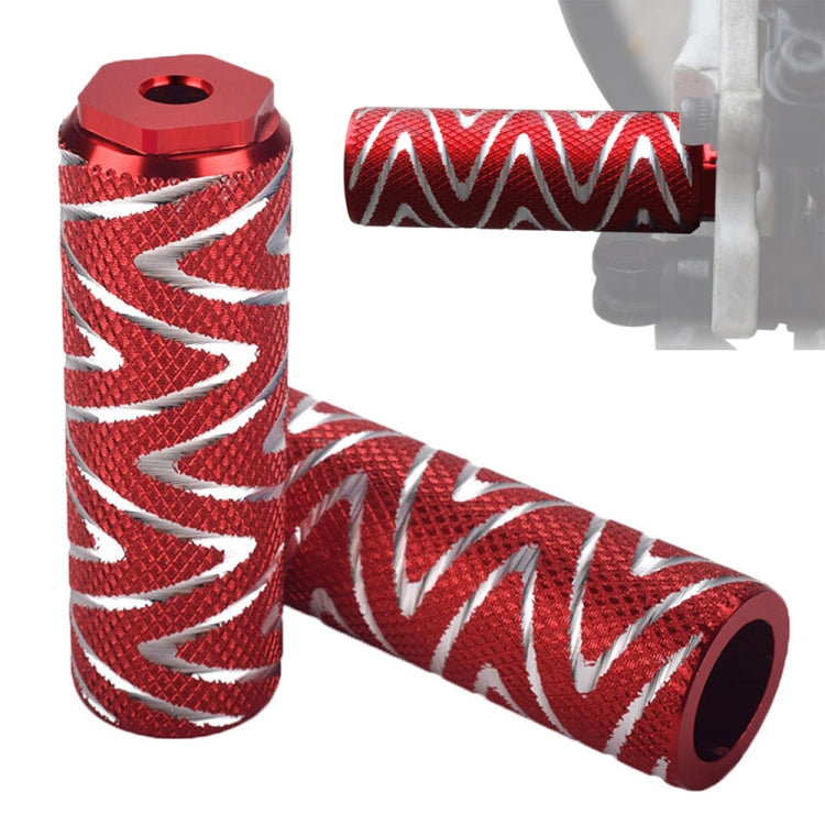 FMFXTR Bicycle Back Seat Foot Pedal Universal Back Rear Post, Red Large Hole Long, Red Small Hole Short, Blue Large Hole Long, Blue Small Hole Short, Green Small Hole Short, Black Large Hole Long, Black Small Hole Short