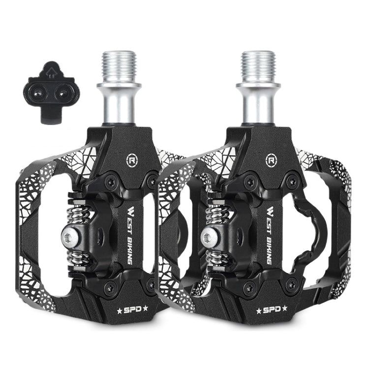 A Pair WEST BIKING YP0802086 Mountain Bike Aluminum Bearing Pedals, YP0802086
