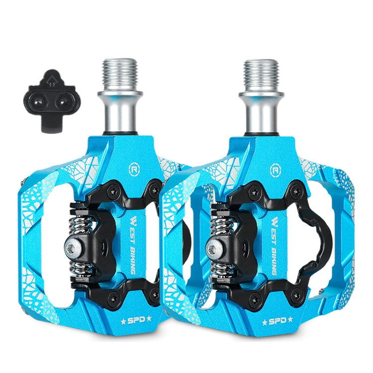 A Pair WEST BIKING YP0802086 Mountain Bike Aluminum Bearing Pedals, YP0802086