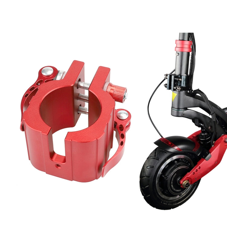 Folding Clamp For ZERO 8X 10X 11X SPEEDUAL Dualtron DT3 Thunder Electric Scooter, Without Pad Red, With Pad Red, Without Pad Black, With Pad Black